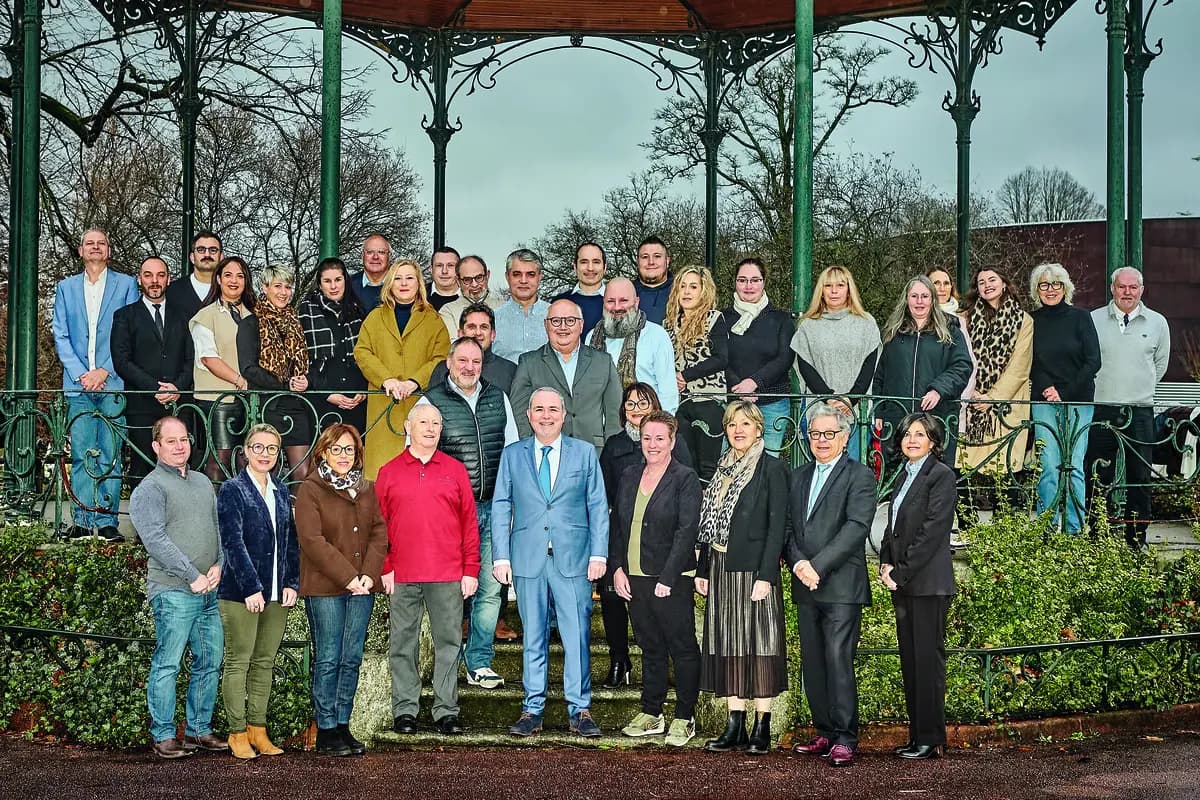 Photo de groupe de l'équipe Mazamet 2026